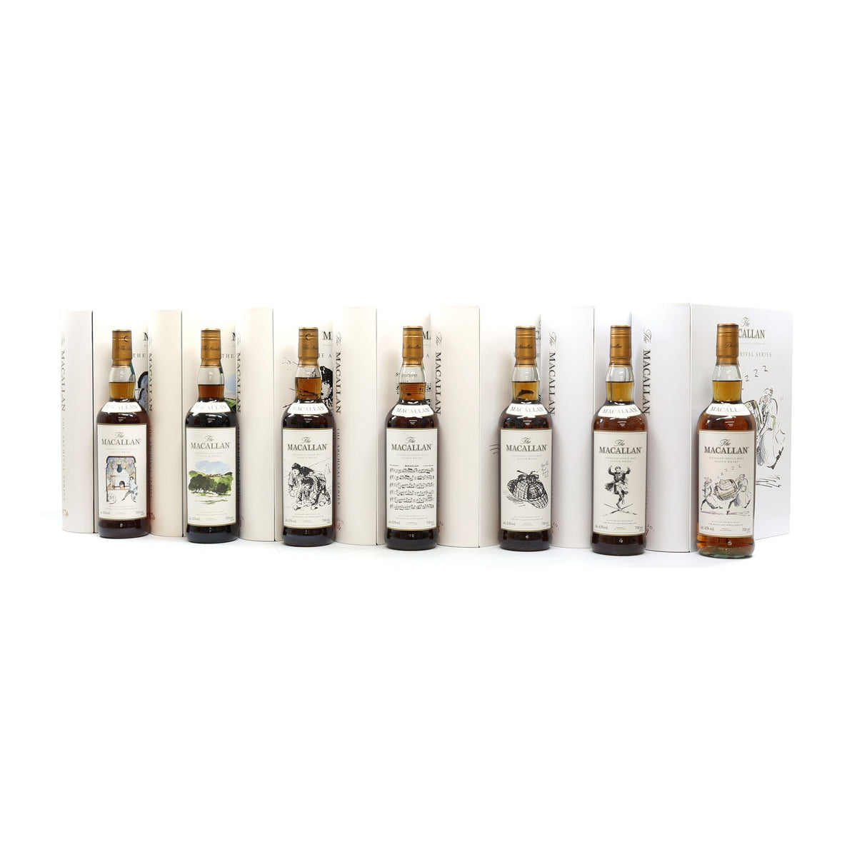 Macallan The Archival Series Folio 1 - 7 Full Set, Speyside