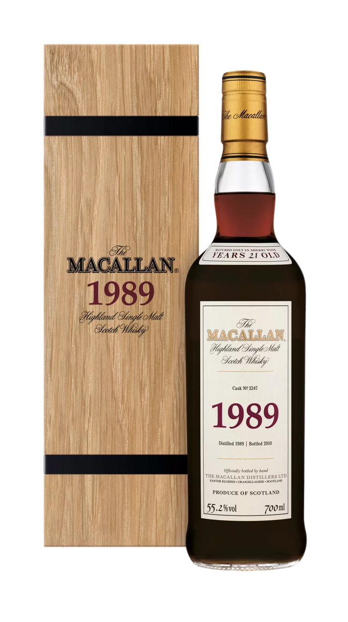Macallan, Highland Single Malt Fine & Rare 1989 Cask No 3247 21YO Bottled 2011, Speyside — official Macallan product photograph