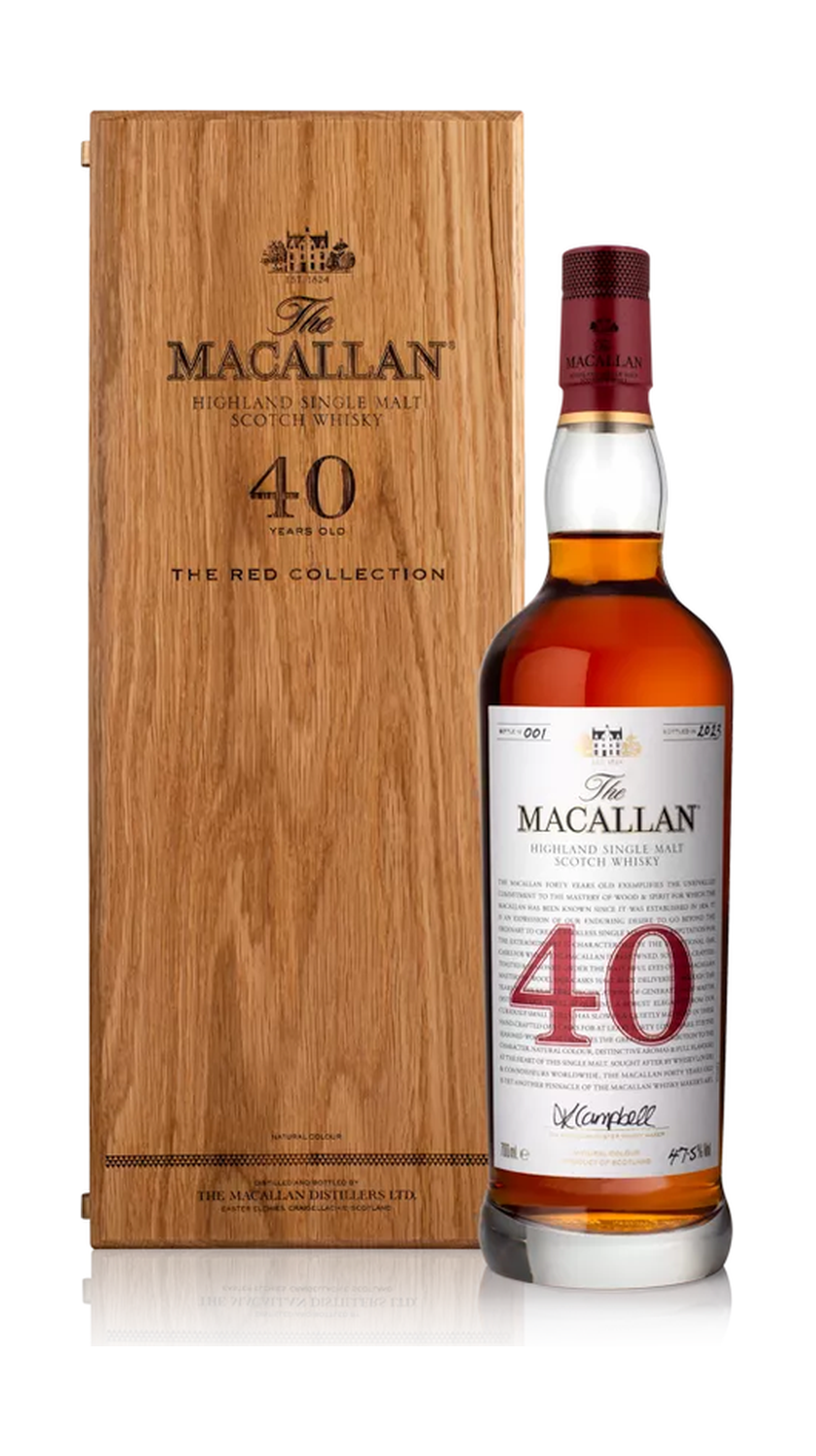 Macallan, Highland Single Malt The Red Collection 40YO Bottled 2020, Speyside
