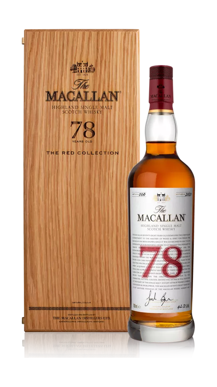 Macallan, Highland Single Malt The Red Collection 78YO Bottled 2020, Speyside