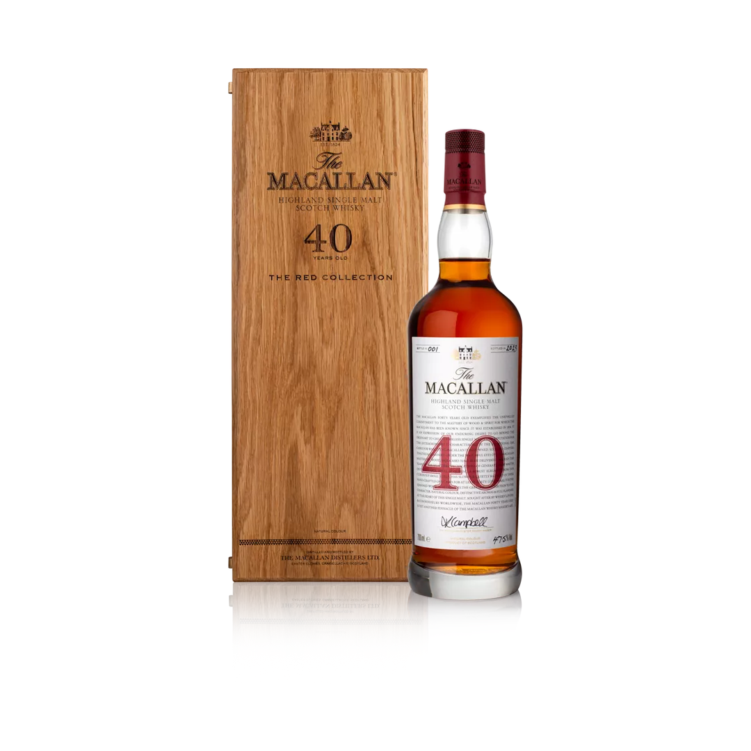 Macallan, Highland Single Malt The Red Collection 40YO Bottled 2023, Speyside