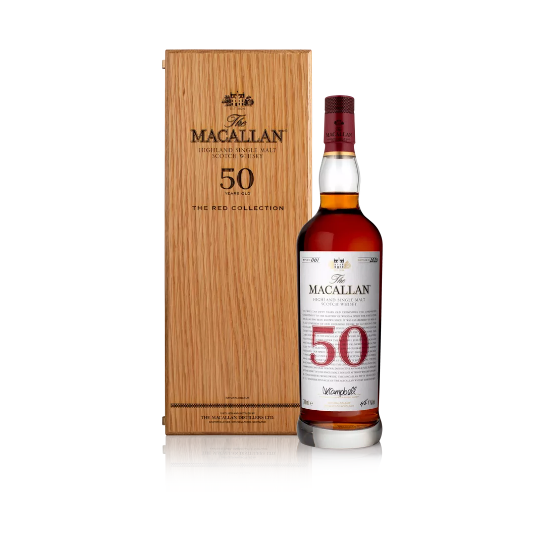 Macallan, Highland Single Malt The Red Collection 50YO Bottled 2020, Speyside
