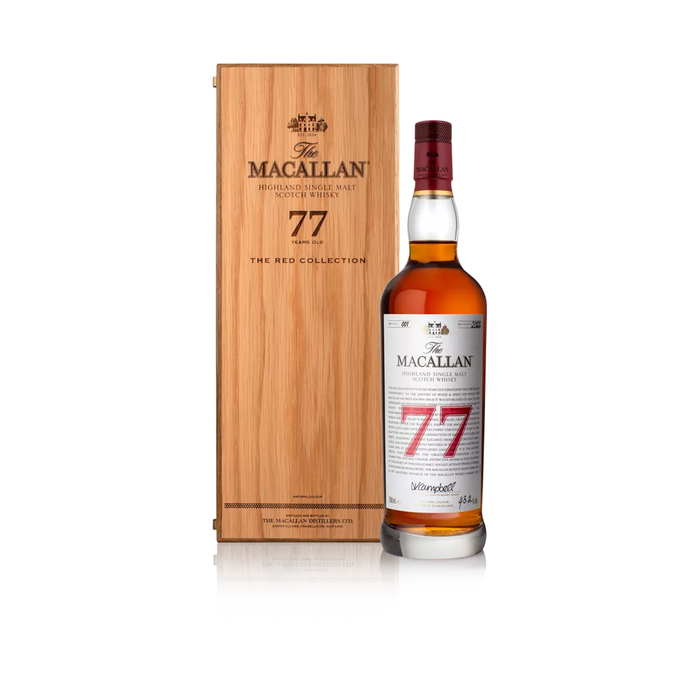 Macallan, Highland Single Malt The Red Collection 77YO Bottled 2022, Speyside