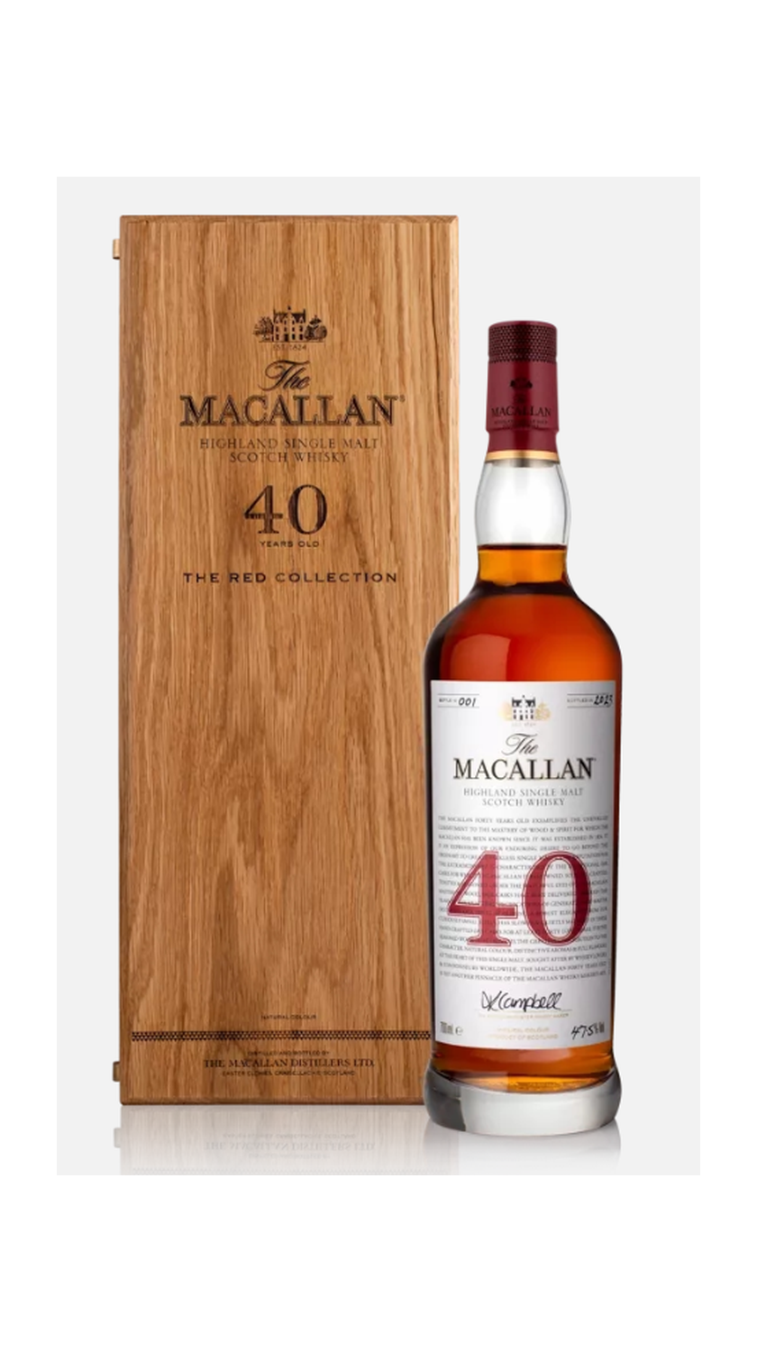 The Macallan, Highland Single Malt The Red Collection 40YO Bottled 2025, Speyside