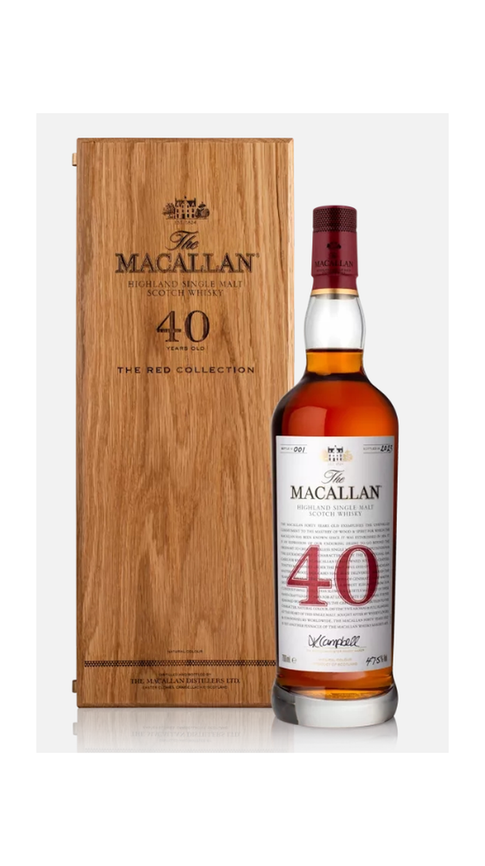 The Macallan, Highland Single Malt The Red Collection 40YO Bottled 2025, Speyside
