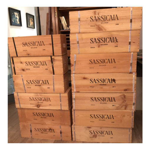 Sassicaia Vertical 6ltr 1998 - 2010