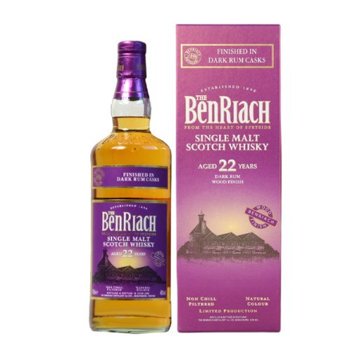 Benriach, Single Malt Dark Rum Cask Finish 22YO, Speyside